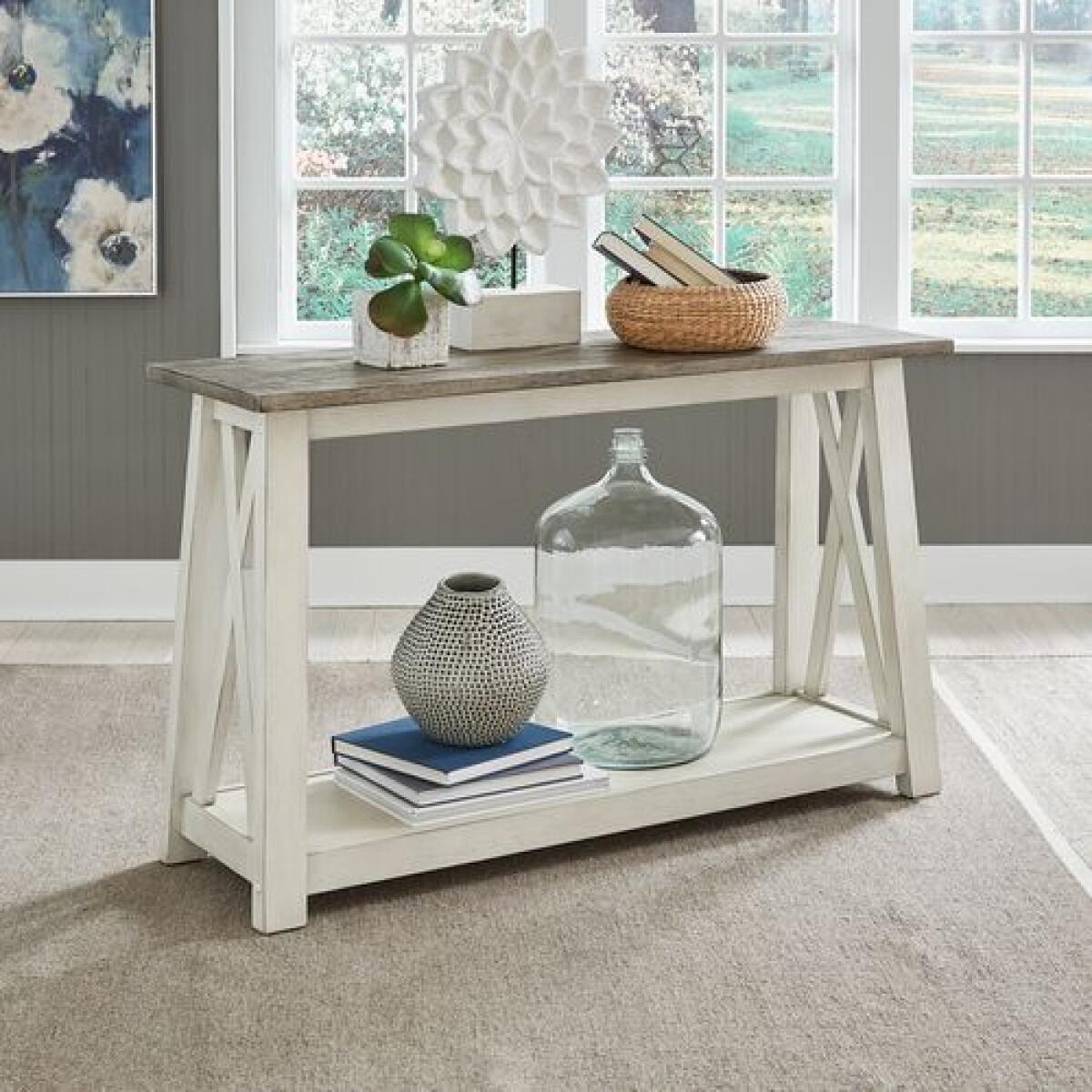 Laurel Bluff Sofa Table Console Tables Liberty Furniture 10
