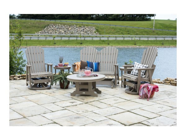 Comfo Back Double Glider Outdoor Loveseats Berlin Gardens 3