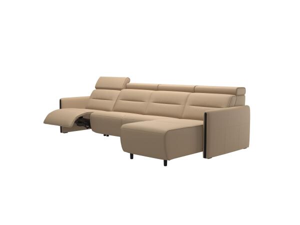 Stressless® Emily Wood 3 seater Power left with Long Seat (M) Sectionals Stressless 3